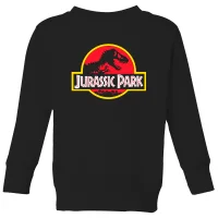 Jurassic Park Logo Kids' Sweatshirt - Black - undefined undefined