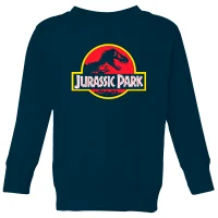 Jurassic Park Logo Kids' Sweatshirt - Navy - undefined undefined