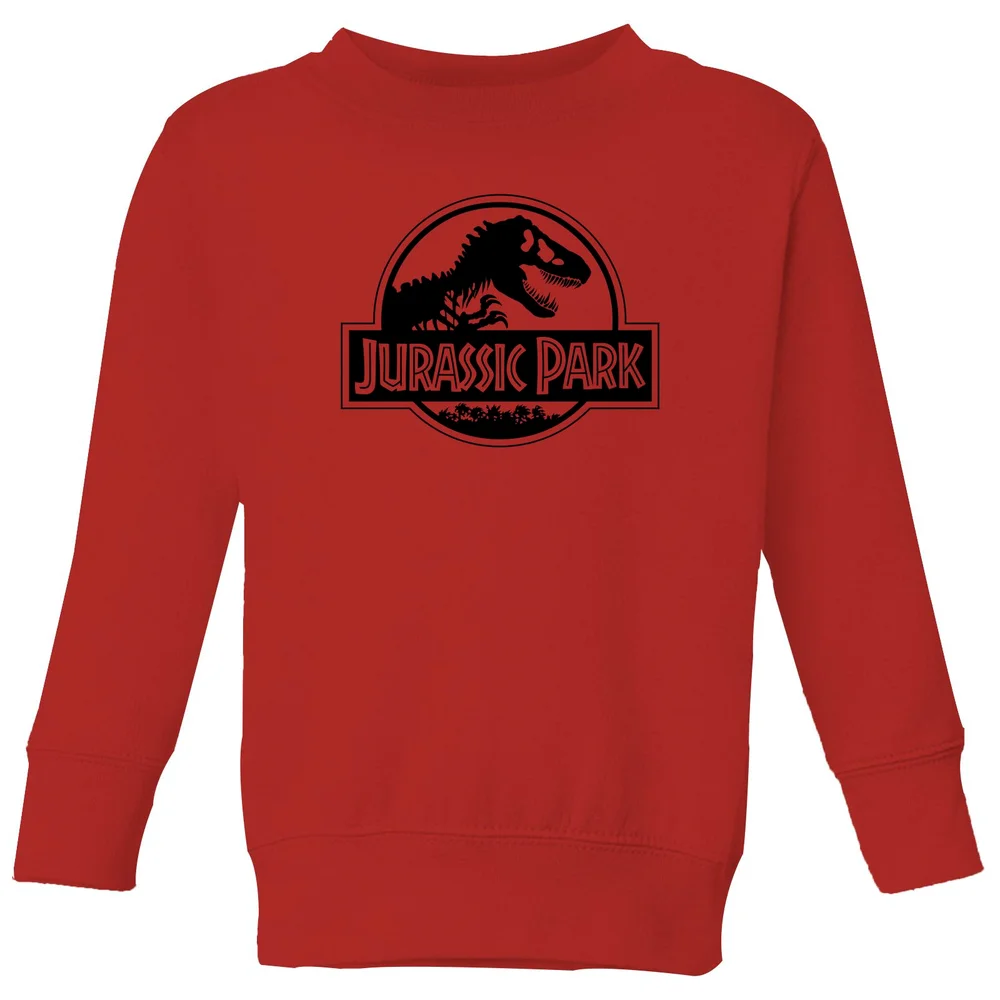 Jurassic Park Logo Kids' Sweatshirt - Red - 3-4 Years Image 1