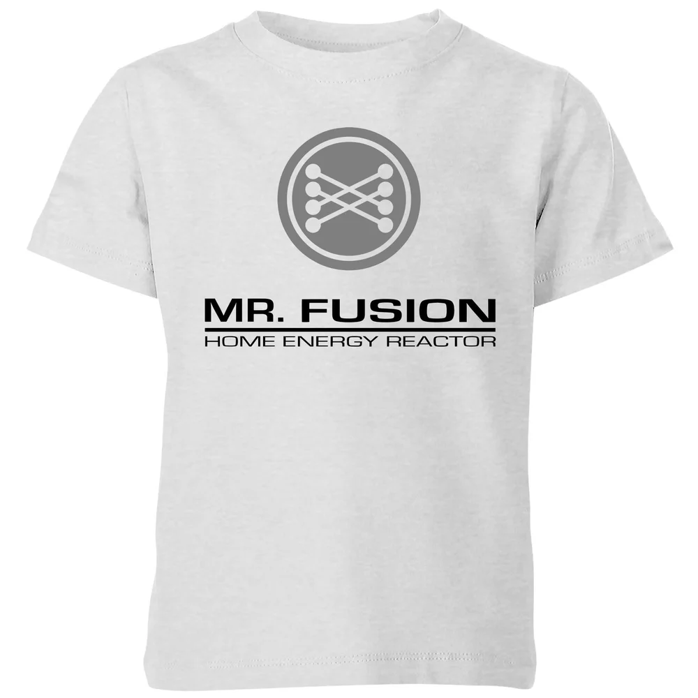 Back To The Future Mr Fusion Kids' T-Shirt - Grey - 3-4 Years Image 1