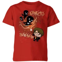 Harry Potter Kids Expecto Patronum Kids' T-Shirt - Red - undefined undefined
