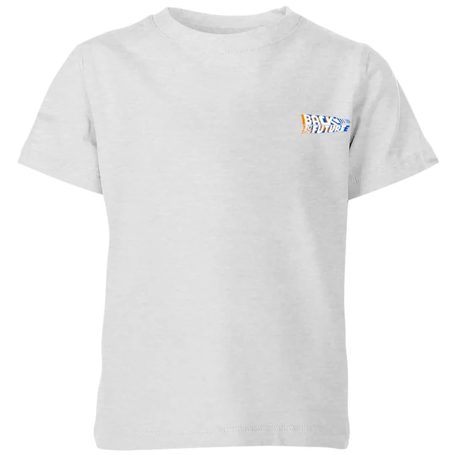 Back To The Future Kids' T-Shirt - Grey
