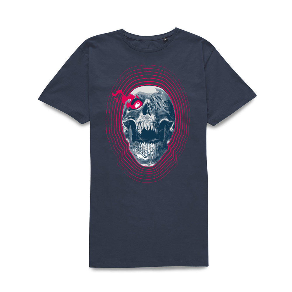 Grimmfest 2022 Skull Unisex T-Shirt - Navy - S Image 1
