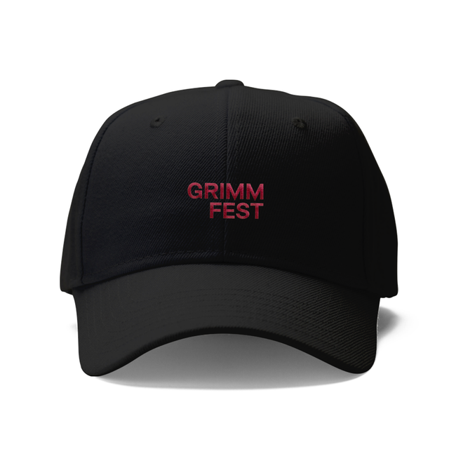 Grimmfest 2022 Logo Embroidered Cap - Black