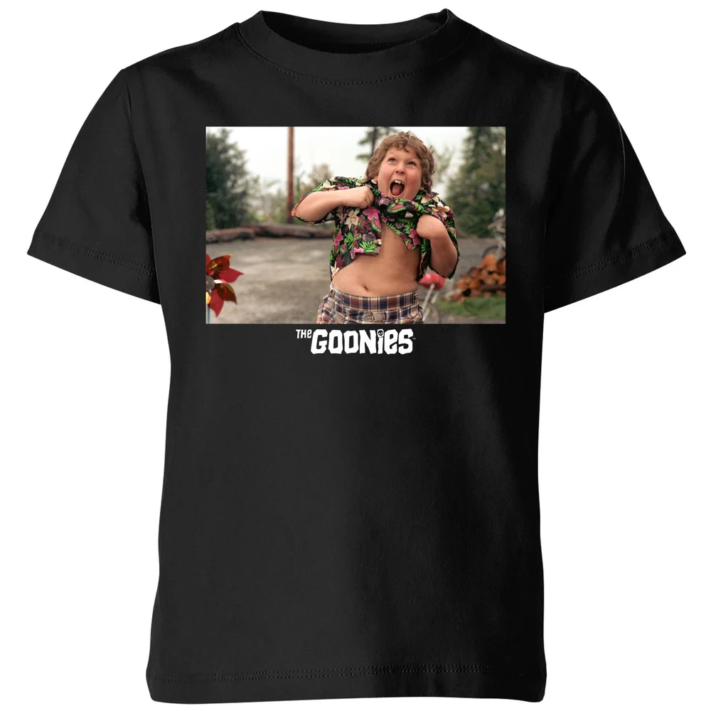 The Goonies Chunk Kids' T-Shirt - Black - 3-4 Years Image 1
