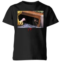 IT Chapter 1 (2017) Pennywise Kids' T-Shirt - Black - undefined undefined