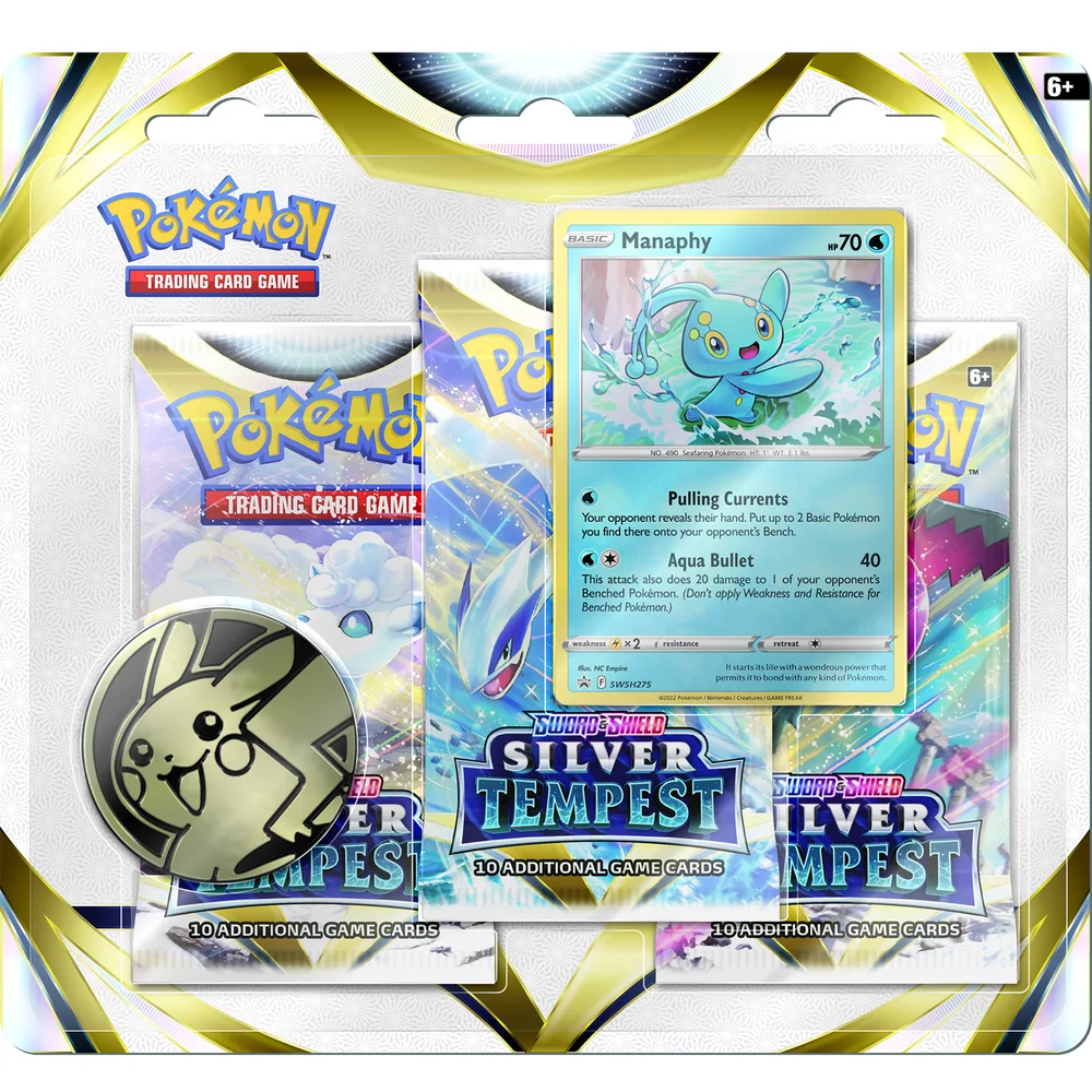 Pokemon TCG: Sword & Shield 12 Silver Tempest 3-Pack Booster Display Image 1