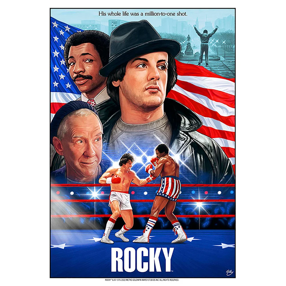 Fanattik Limited Edition Rocky Art Print Image 1