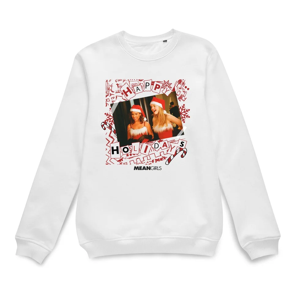 Mean Girls Jingle Bell Rock Christmas Jumper - White - XL Image 1