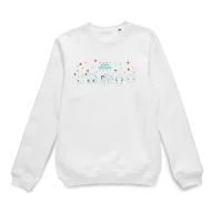 Pokemon Happy Holidays Outlines Christmas Jumper - White - undefined undefined