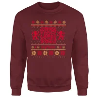 Harry Potter Gryffindor Christmas Christmas Jumper - Burgundy - undefined undefined