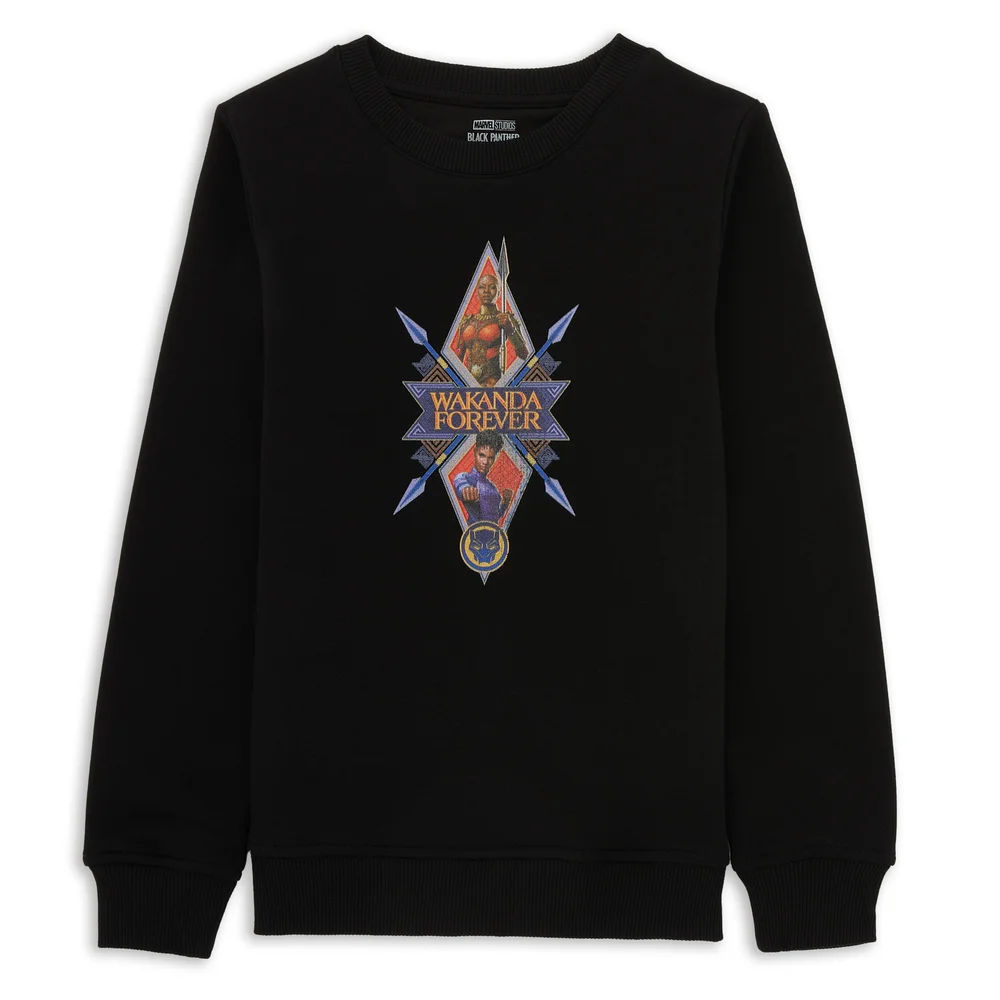 Wakanda Forever Protectors Kids' Sweatshirt - Black - 3-4 Years Image 1