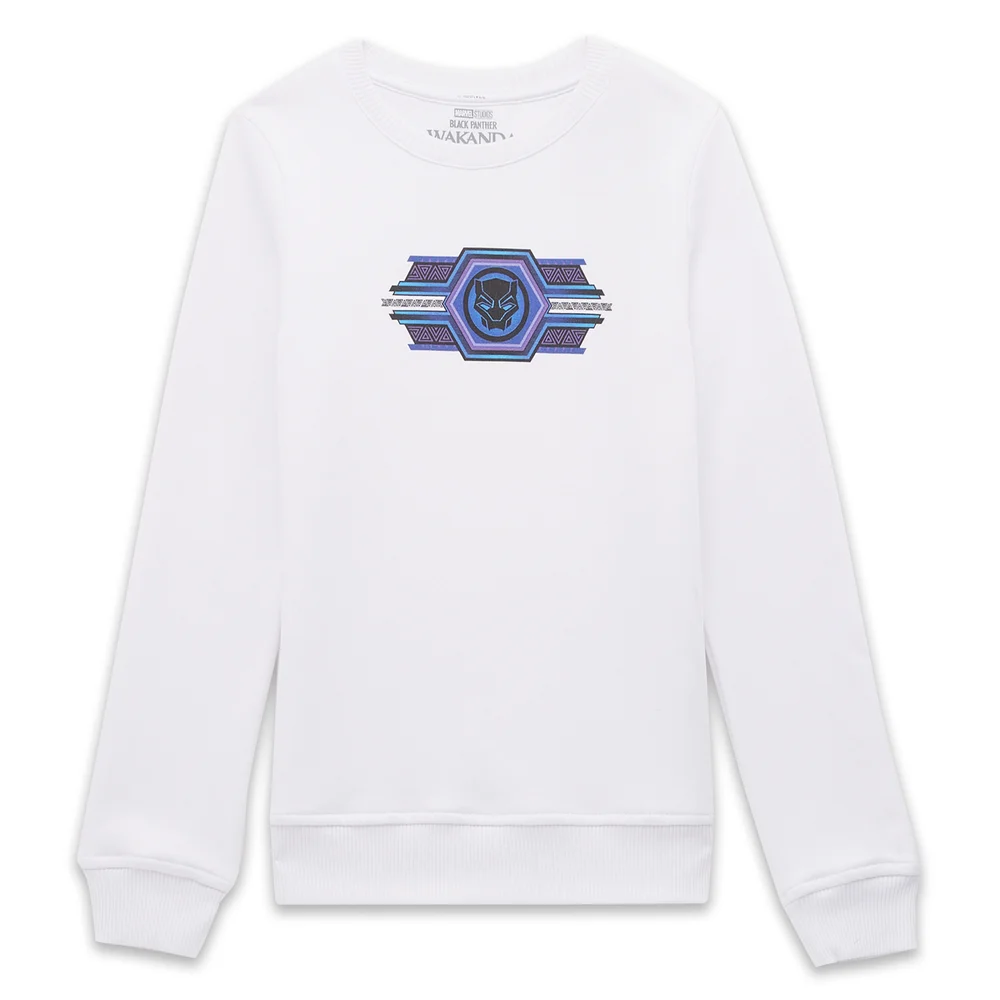 Wakanda Forever Shuri Badge Composition Kids' Sweatshirt - White - 3-4 Years Image 1