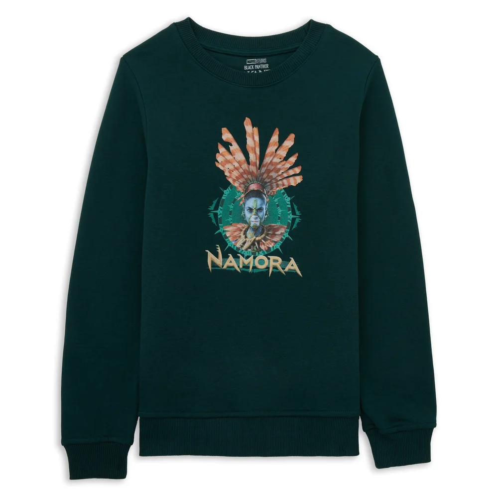 Wakanda Forever Namora Kids' Sweatshirt - Green - 3-4 Years Image 1