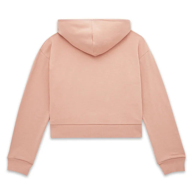 Wakanda Forever Nakia Okoye And Shuri Composition Women's Cropped Hoodie - Dusty Pink