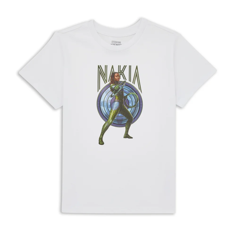 Wakanda Forever Nakia Kids' T-Shirt - White - 3-4 Years Image 1