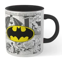 Batman Comic Mug - Black - undefined undefined
