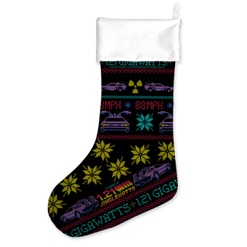 Back to The Future 1.21 Gigawatts Stocking Christmas Stocking