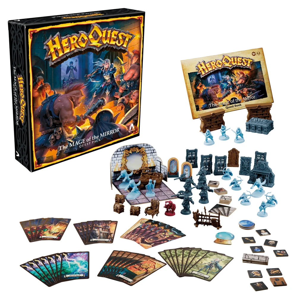 Hasbro Avalon Hill Heroquest The Mage of the Mirror Quest Pack Image 1