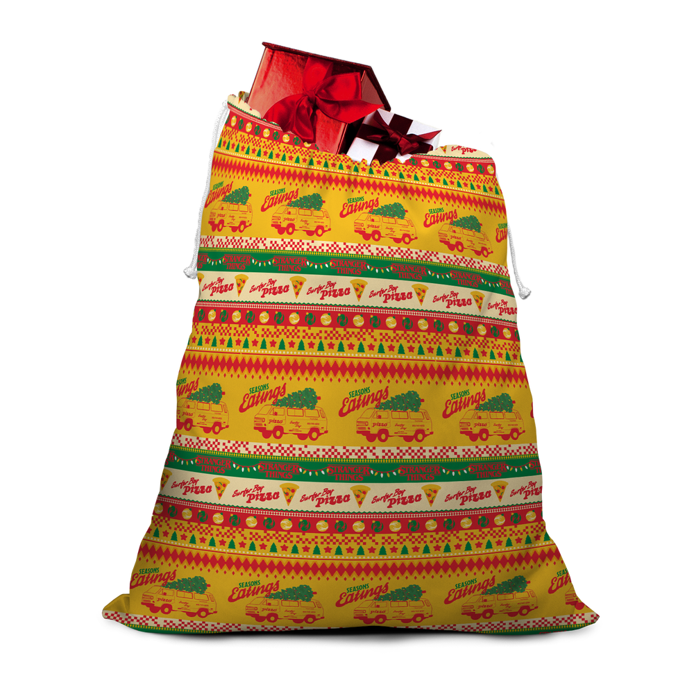 Stranger Things Season's Eatings Christmas Santa Sack Image 1