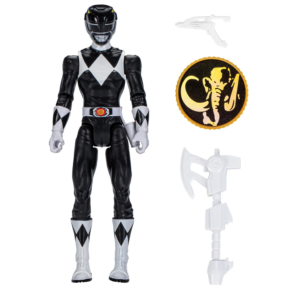 Figurine Power Rangers Mighty Morphin Ranger Noir - 15 cm Image 1