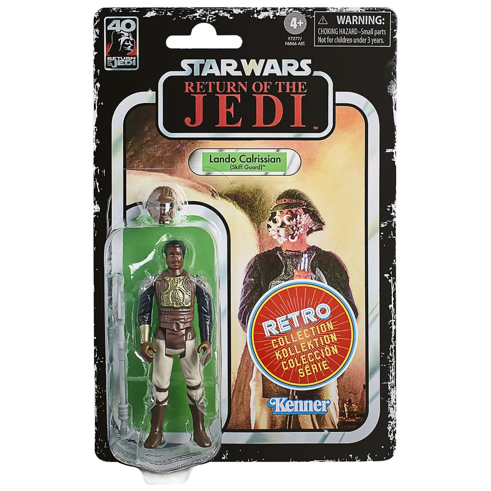 Hasbro Star Wars Retro Collection Lando Calrissian (Skiff Guard) Action Figure Image 1