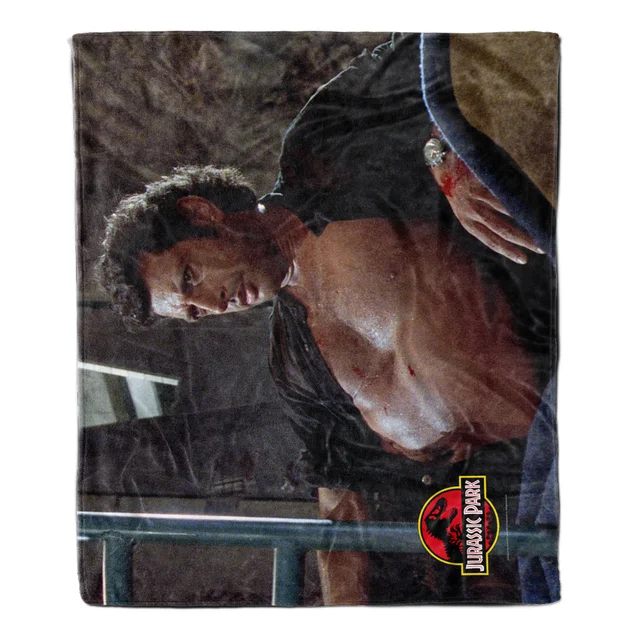Jurassic Park Jeff Goldblum Fleece Blanket