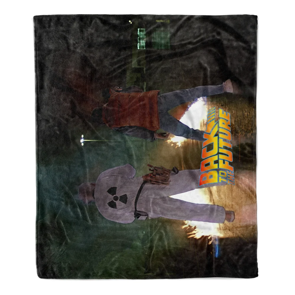 Back to the Future First Test Fleece Blanket - M Image 1