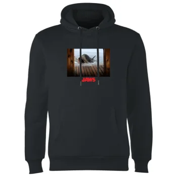 Jaws Shark Scene Hoodie - Black