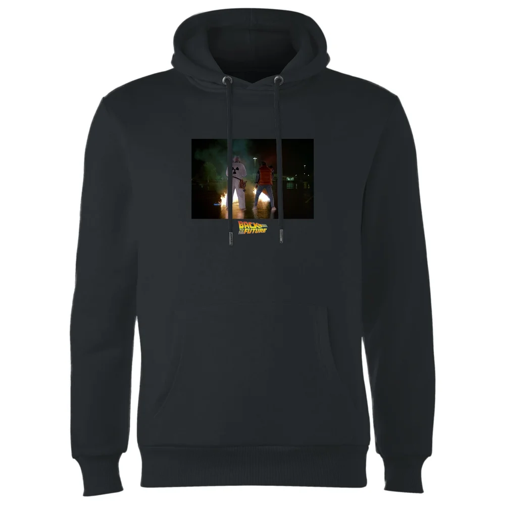 Back to the Future First Test Hoodie - Black - S Image 1