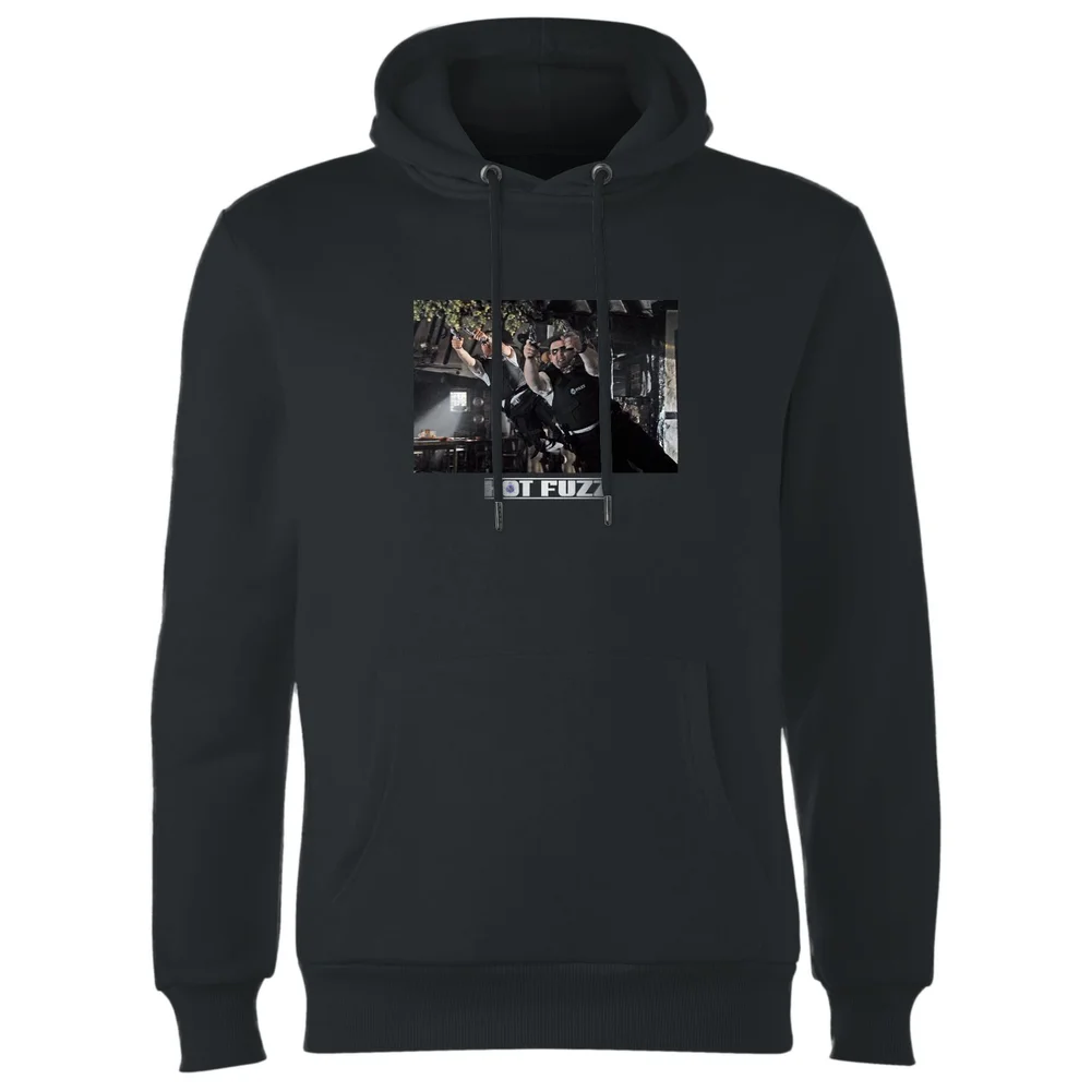 Hot Fuzz Pub Scene Hoodie - Black - S Image 1