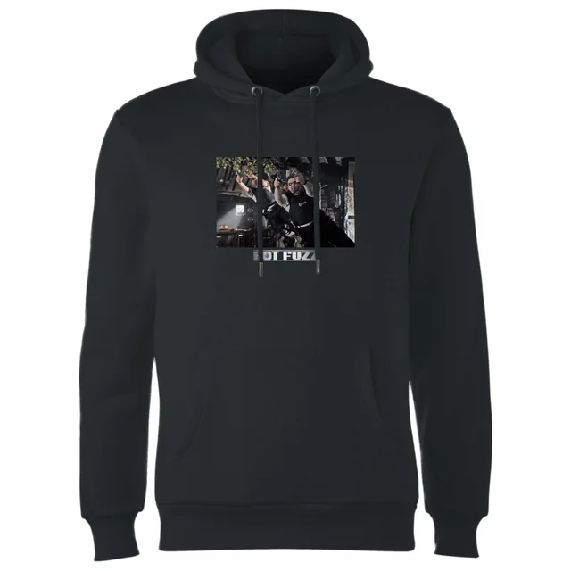 Hot Fuzz Pub Scene Hoodie - Black