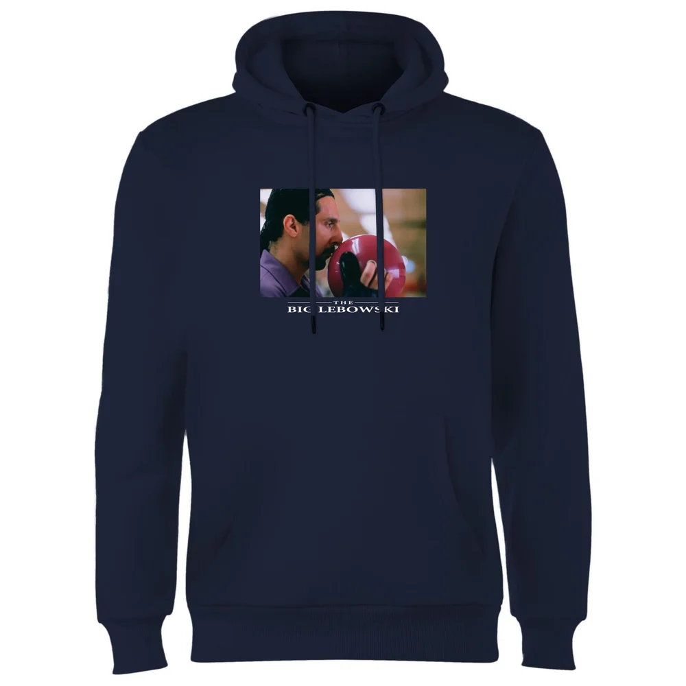 Big Lebowski Jesus Scene Hoodie - Navy - S Image 1