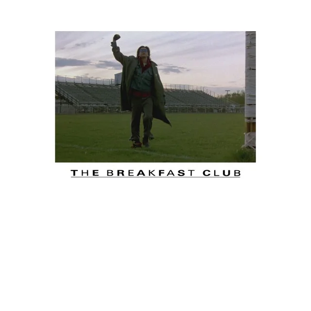 The Breakfast Club End Scene Unisex T-Shirt - White