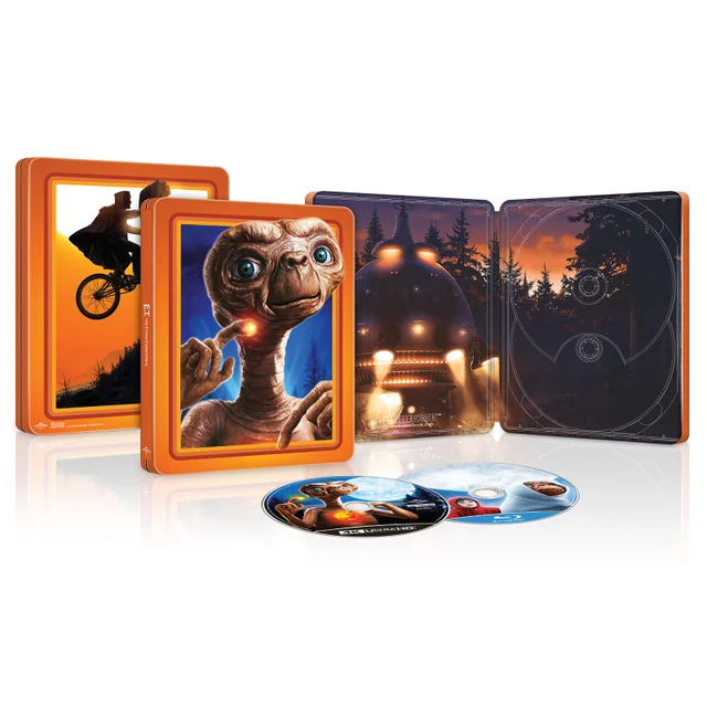 E.T. The Extra-Terrestrial 40th Anniversary Limited Edition Zavvi Exclusive 4K Ultra HD Steelbook Set (includes Blu-ray)