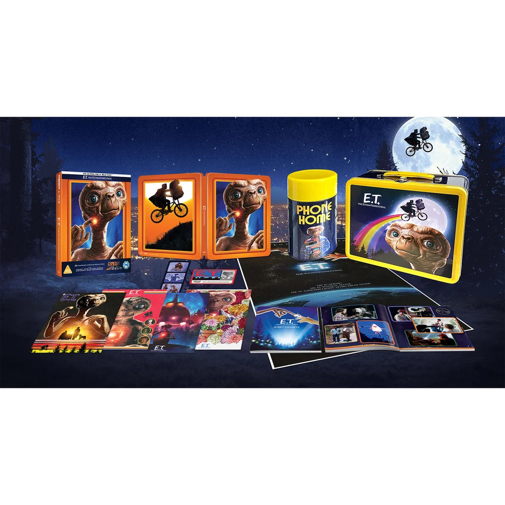 E.T. The Extra-Terrestrial 40th Anniversary Ultimate 80s Special Edition 4K Ultra HD Steelbook Set (includes Blu-ray) Image 1