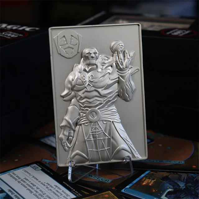 Magic the Gathering Limited Edition .999 Silver Plated Karn Metal Collectible