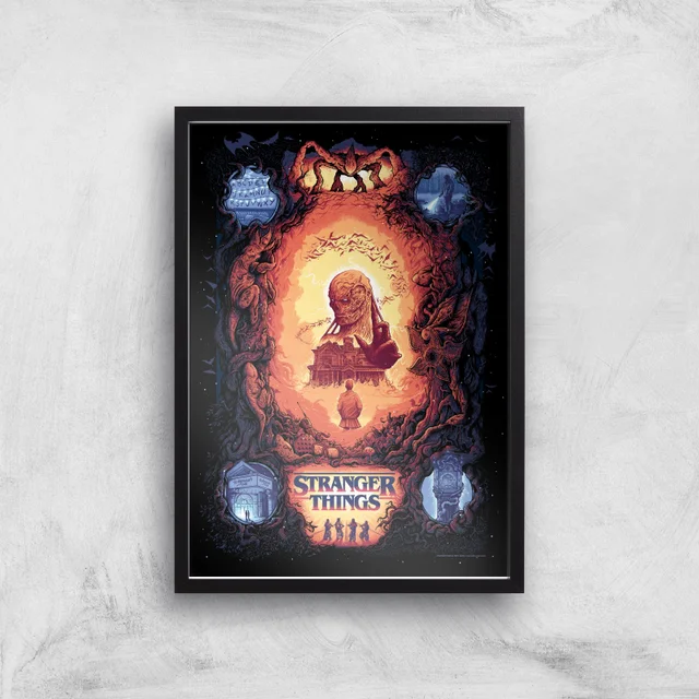 Stranger Things x Alex Hovey Vecna Illustration Giclee Art Print