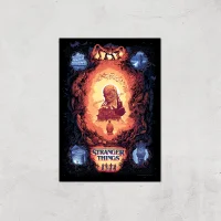 Stranger Things x Alex Hovey Vecna Illustration Giclee Art Print - undefined undefined