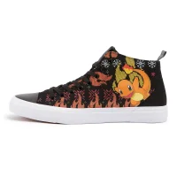 Pokémon Winter Charmander High Top - Black