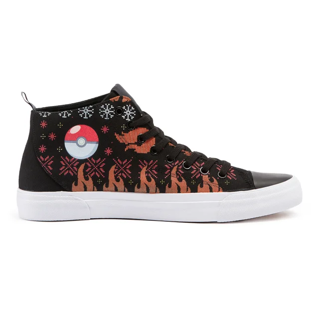 Pokémon Winter Charmander High Top - Black