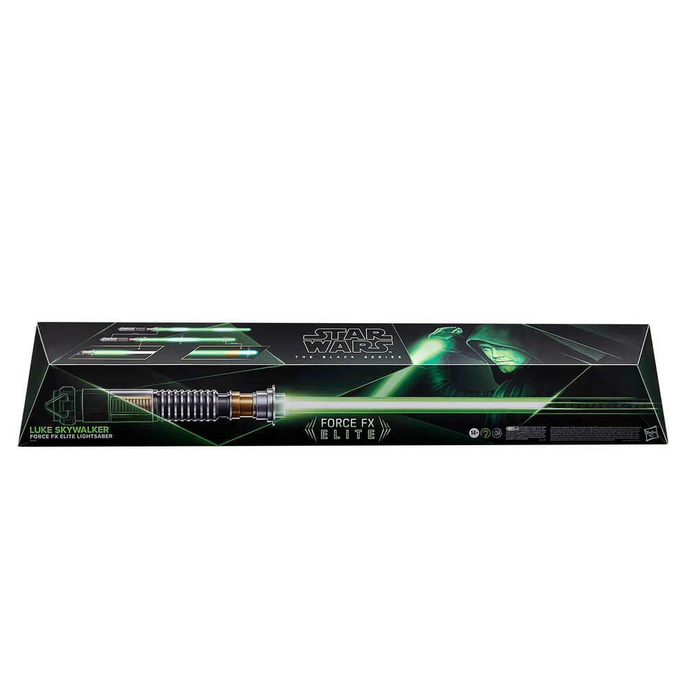Hasbro Star Wars The Black Series Luke Skywalker Force FX Elite Electronic Lightsaber Image 1