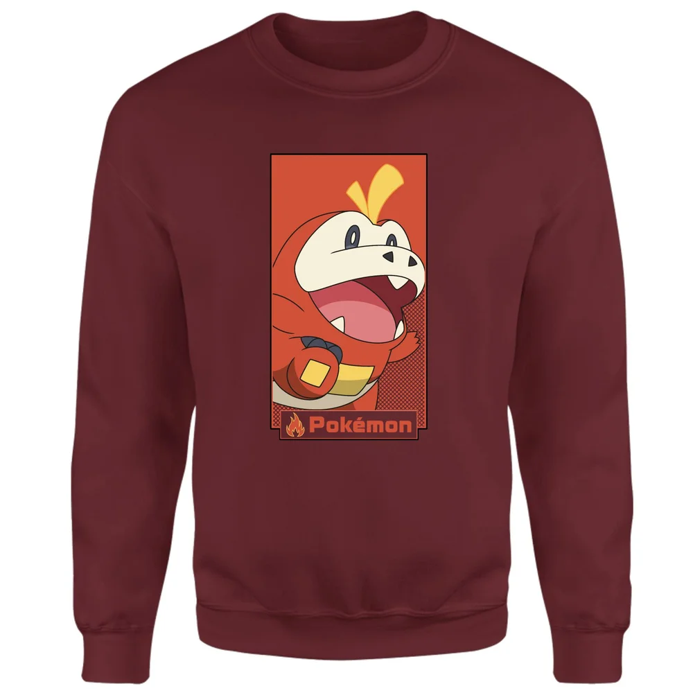 Pokémon Fuecoco Sweatshirt - Burgundy - S Image 1