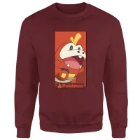 Pokémon Fuecoco Sweatshirt - Burgundy - undefined undefined