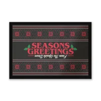 Stranger Things Seasons Greetings From The Upside Down Entrance Mat - undefined undefined