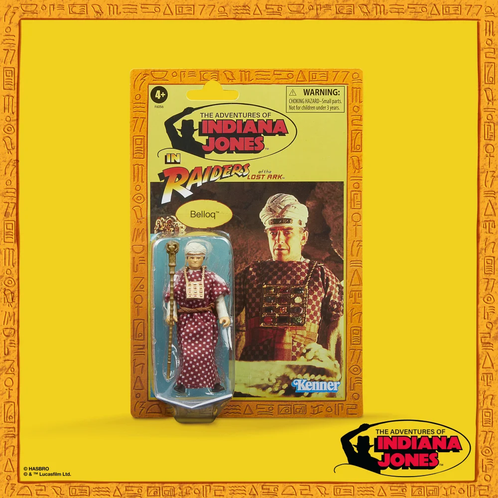 Indiana Jones Retro Collection Belloq (Ceremonial) Action Figure (3.75”) Image 1