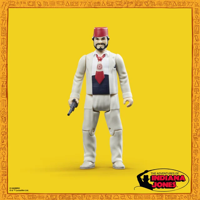 Indiana Jones Retro Collection Sallah Action Figure (3.75”)