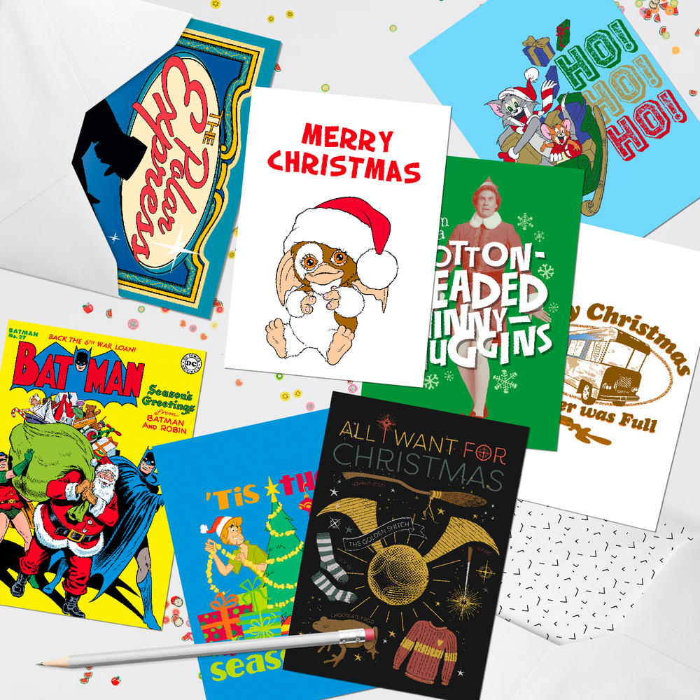 Mixed Christmas Greeting Cards 8-Pack Option 2 Image 1