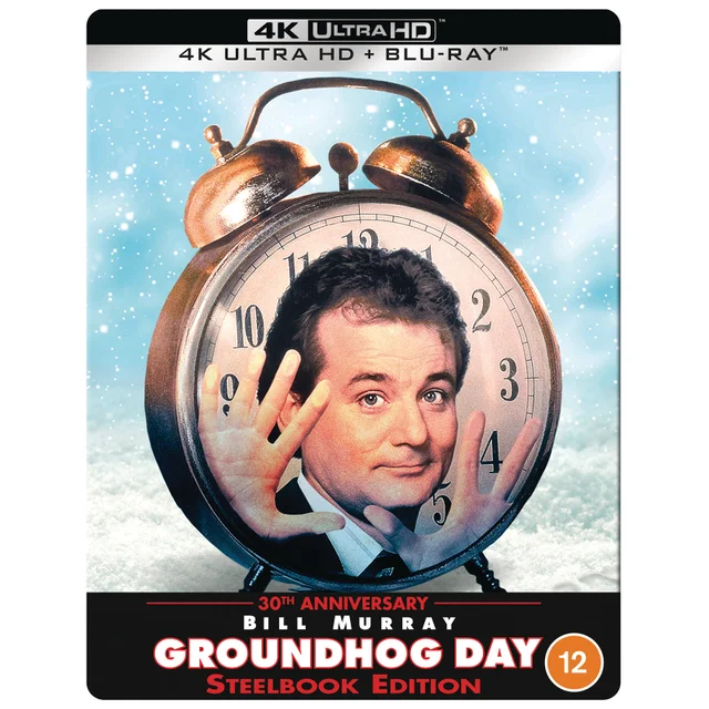 Groundhog Day Zavvi Exclusive 30th Anniversary Limited Edition 4K Ultra HD Steelbook (includes Blu-ray)