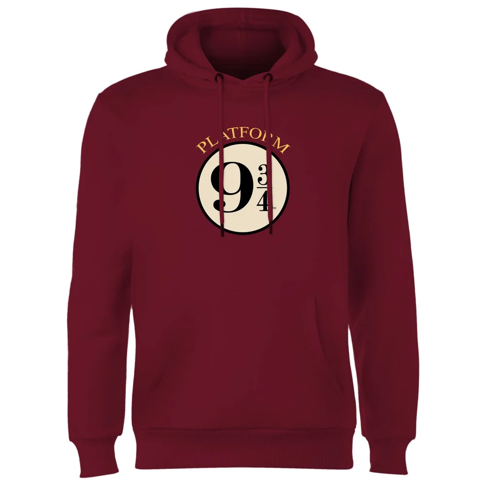 Harry Potter Platform 9 3/4 Hoodie - Burgundy - S Image 1